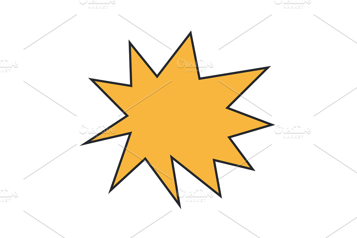 Irregular star shape icons, an Object Graphic by Elena Pimukova (Photo 10 of 16)