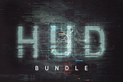 HUD BUNDLE - interface elements, a Technology Illustration by TITO (Thumbnail 1 of 13)
