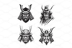 Ancient Japanese Samurai Warrior, a Person Illustration by yod67