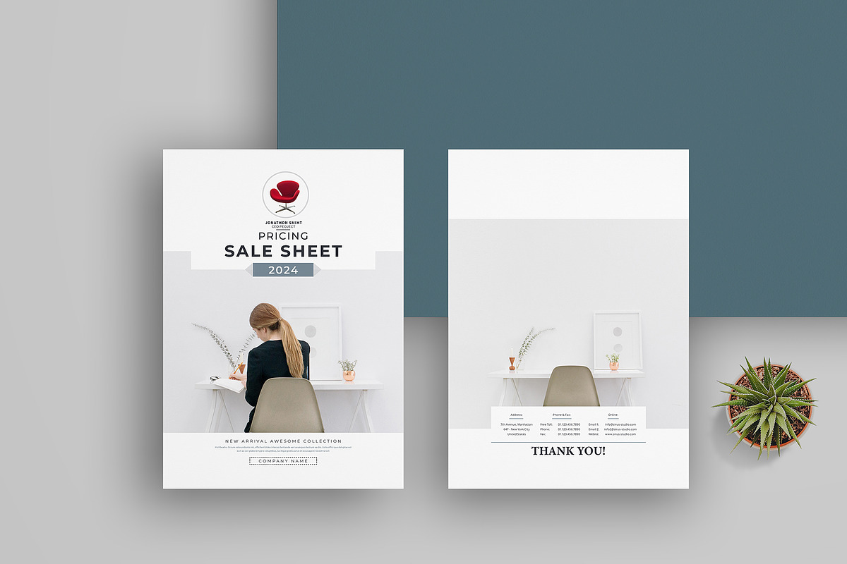 Line Sheet Template I Canva/InDesign, a Brochure Template by obayes (Photo 2 of 11)