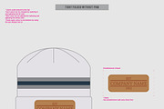 Hat Template - Beanies, a Hat Mockup by Template Haven (Thumbnail 10 of 12)