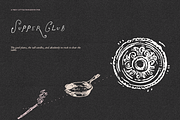 Dinner Party Clipart, Supper Club, a Food Illustration by The October Creative (Thumbnail 11 of 13)