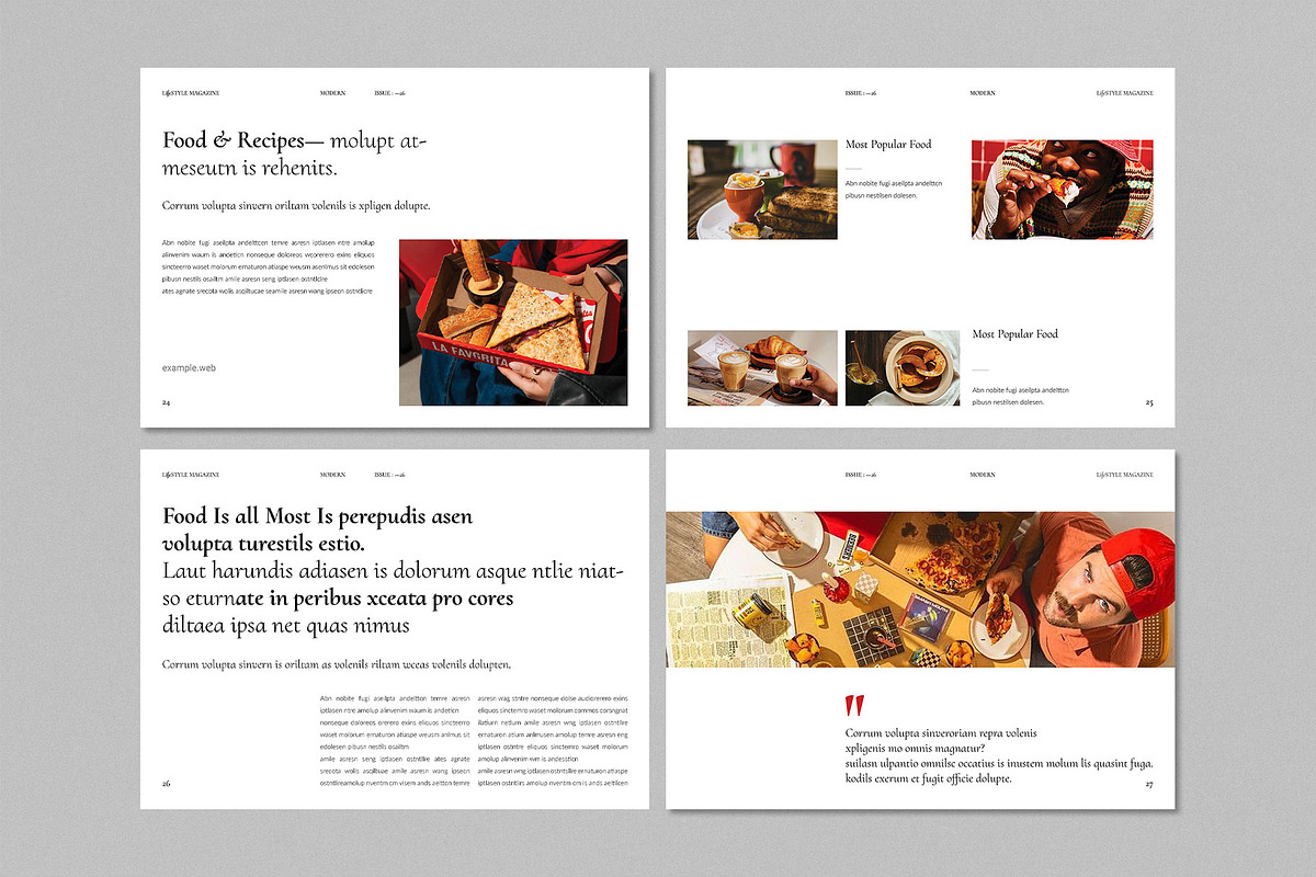 Lifestyle Magazine Template, a Magazine Template by ElvinPrint (Photo 7 of 13)