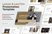 Lawyer & Law Firm Google Slide, a Presentation Template by SquidPixey (Thumbnail 1 of 6)