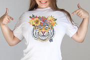 Cute watercolor tigers. Part 1, an Animal Illustration by Watercolor fantasy (Thumbnail 2 of 4)