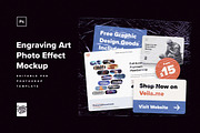 Engraving Art Photo Effect, a Layer Style Add-On by Creative Veila (Thumbnail 9 of 9)