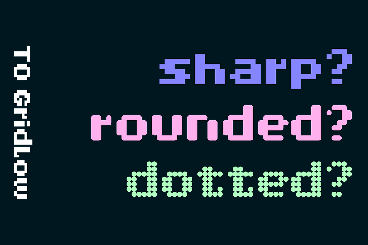 TO Gridlow 8-bit Pixel Typeface, a Sans Serif Font by Tomasz Ostrowski Design (Photo 5 of 11)