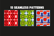 Colourful Seamless Patterns, a Pattern Graphic by Joseph Chernashki (Thumbnail 10 of 10)