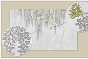 Fresco collection Wisteria bloom, a Wallpaper Graphic by Natalia0307 (Thumbnail 5 of 25)