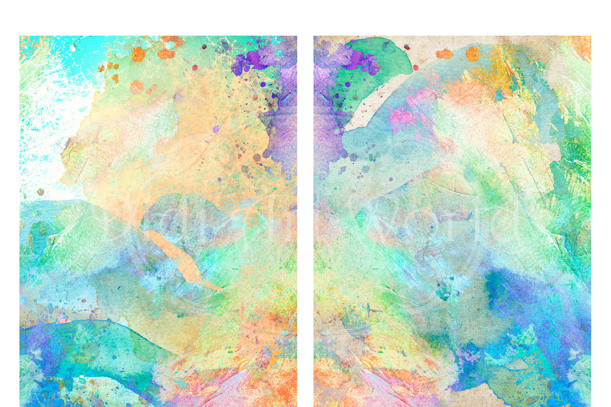 Turquoise Watercolor paper pack, an Object Graphic by DidiArtWorld (Photo 3 of 6)