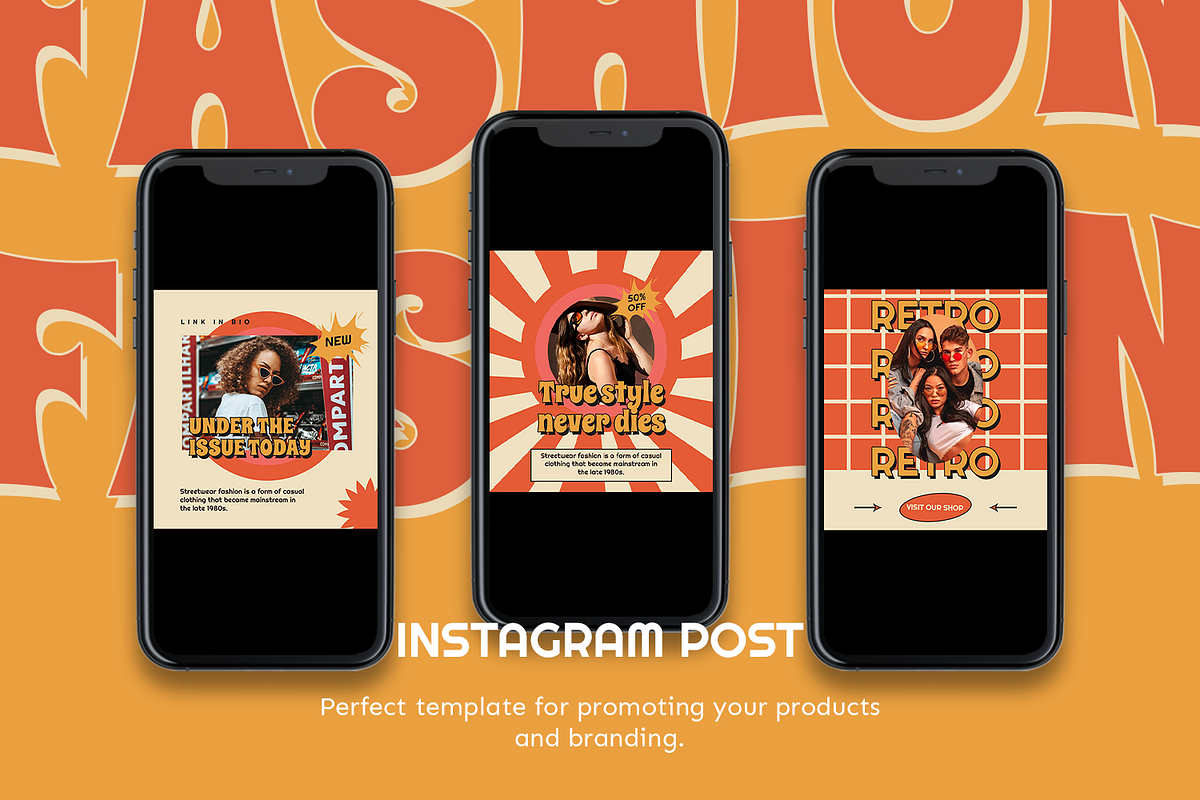 Juonime Instagram Template, a Social Media Template by Creatchees.std (Photo 2 of 5)