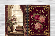 Victorian Floral Book Cover Bundle, a Brochure Template by LA Design (Thumbnail 8 of 10)