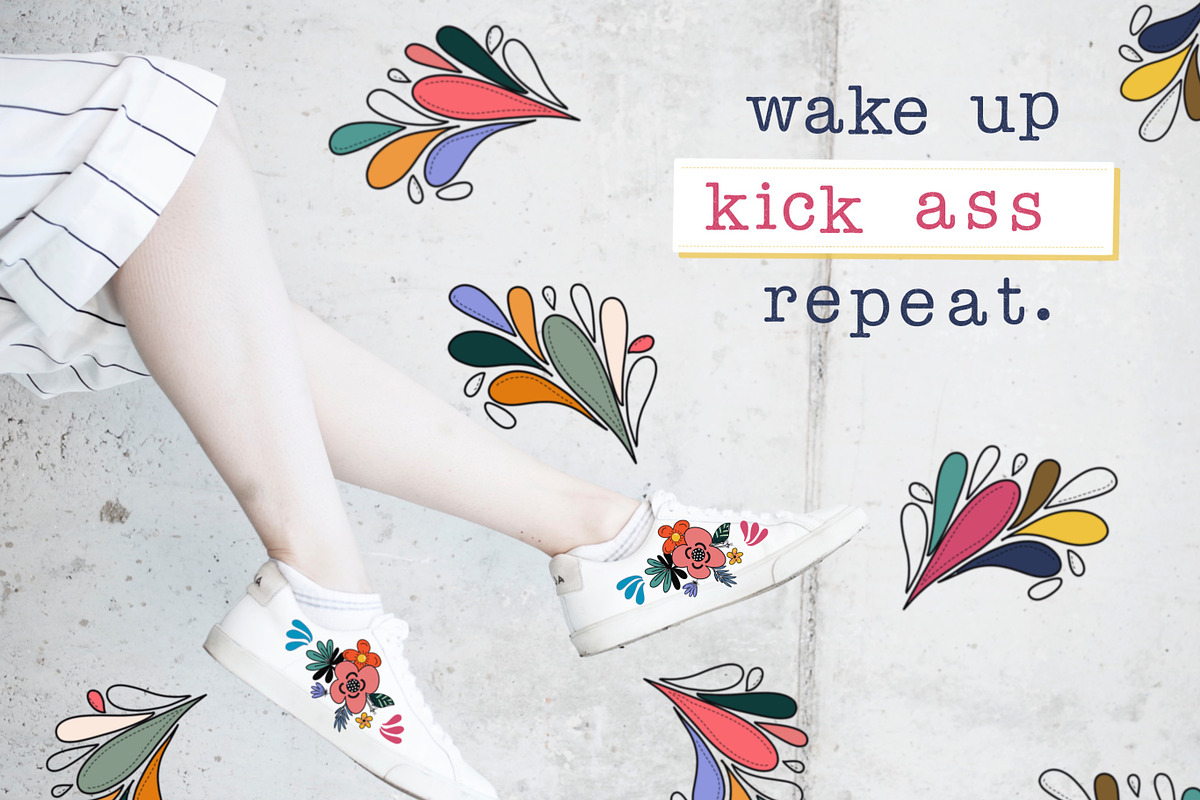 Rad & Retro Floral Stamps preview 4