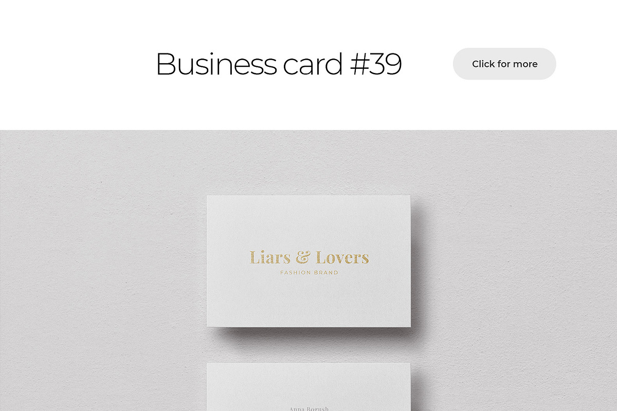 Business Card Mockup Template Bundle, a Business Card Template by PrintPixel (Photo 66 of 104)