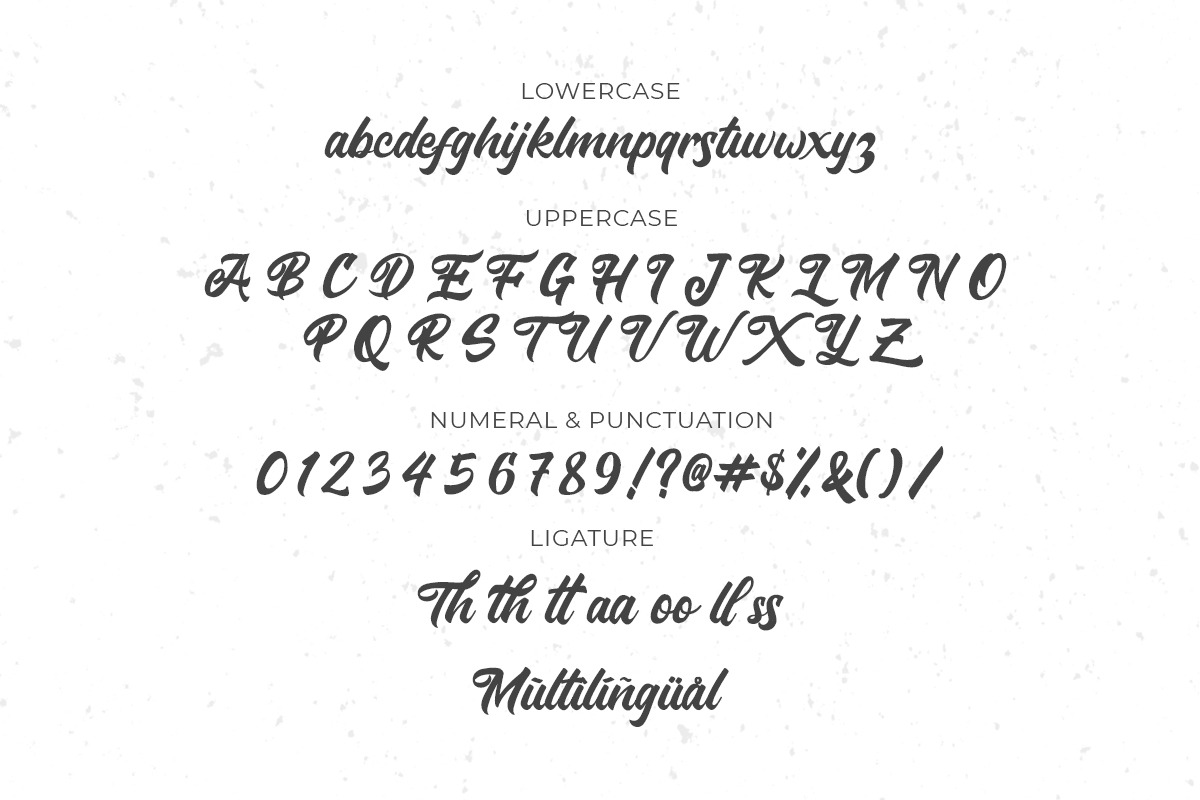 Bertuah Script Brush, a Script Font by Fikry Alfatih (Photo 5 of 8)