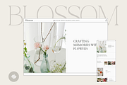 Blossom Squarespace 7.1 Template, a Squarespace Template by Beliveart (Thumbnail 1 of 5)