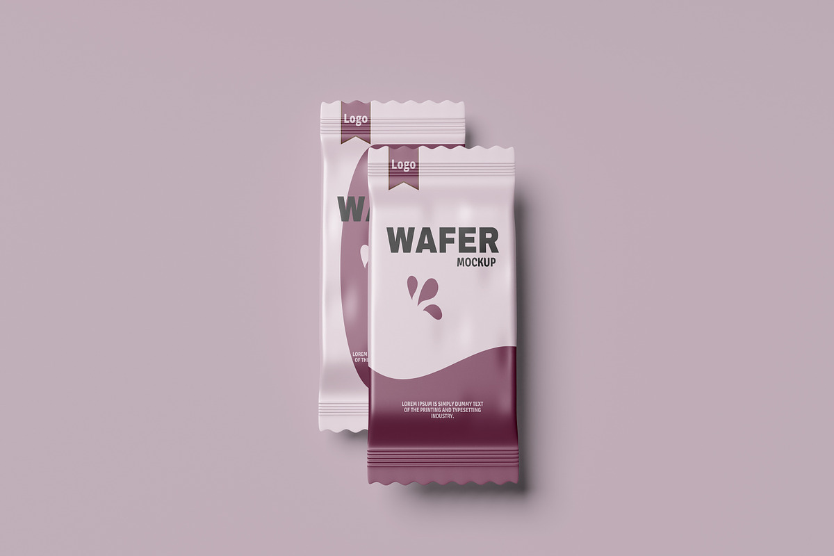 Wafer Packaging Mockup, a Packaging Mockup by Graphic_world89 (Photo 3 of 7)