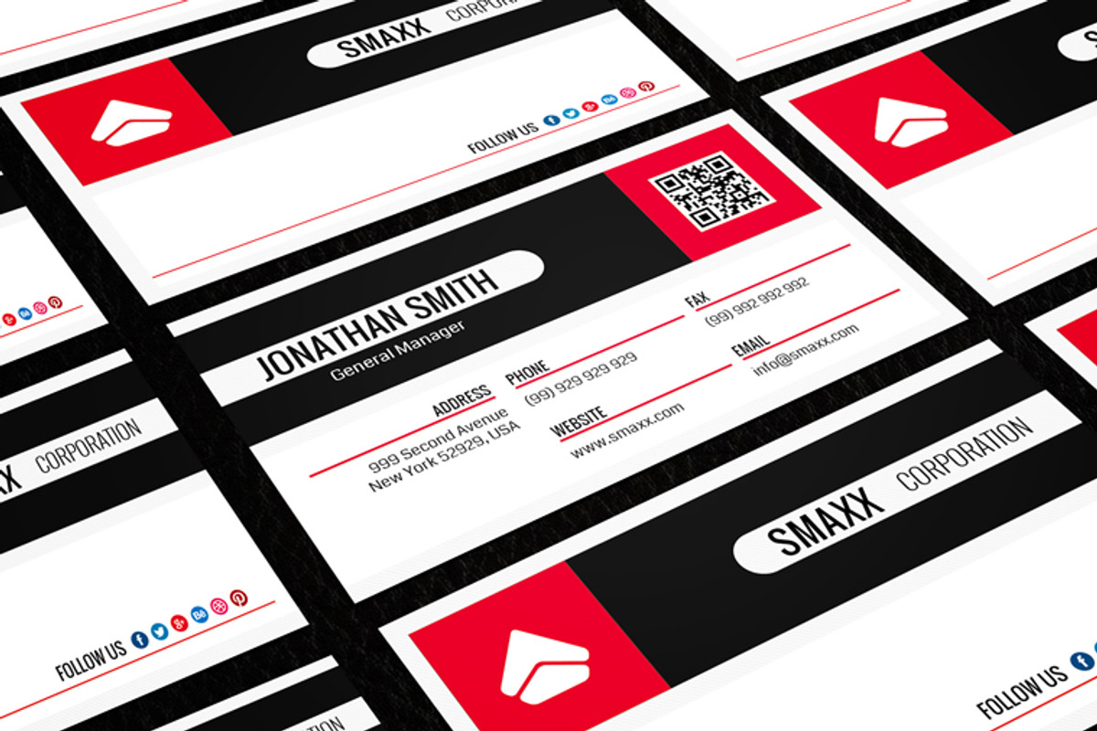 Corporate Business Card CM037, a Business Card Template by annozio (Photo 4 of 4)