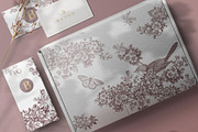 Toile of the Flowering Orchard, a Pattern Graphic by MouseGrey (Thumbnail 3 of 8)