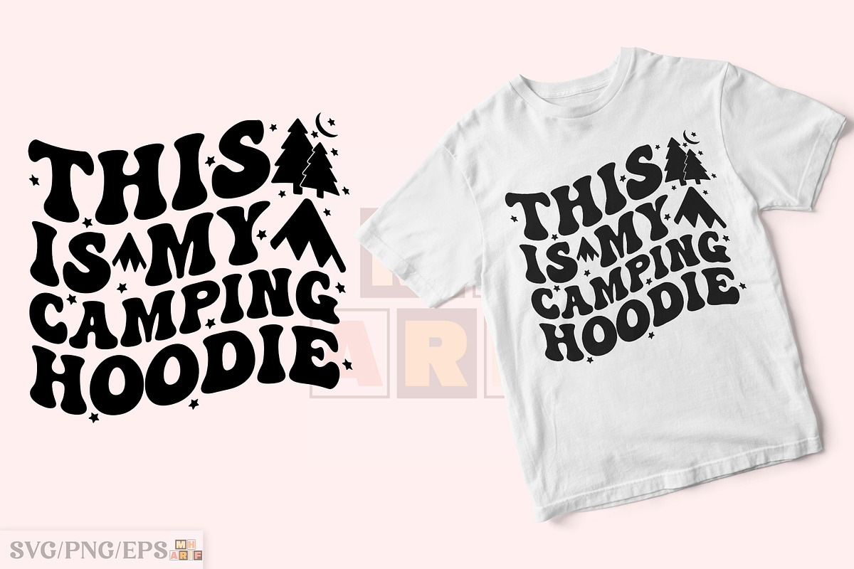 This is My Camping Hoodie, Camping, a Graphic by mh_arif (Photo 1 of 3)