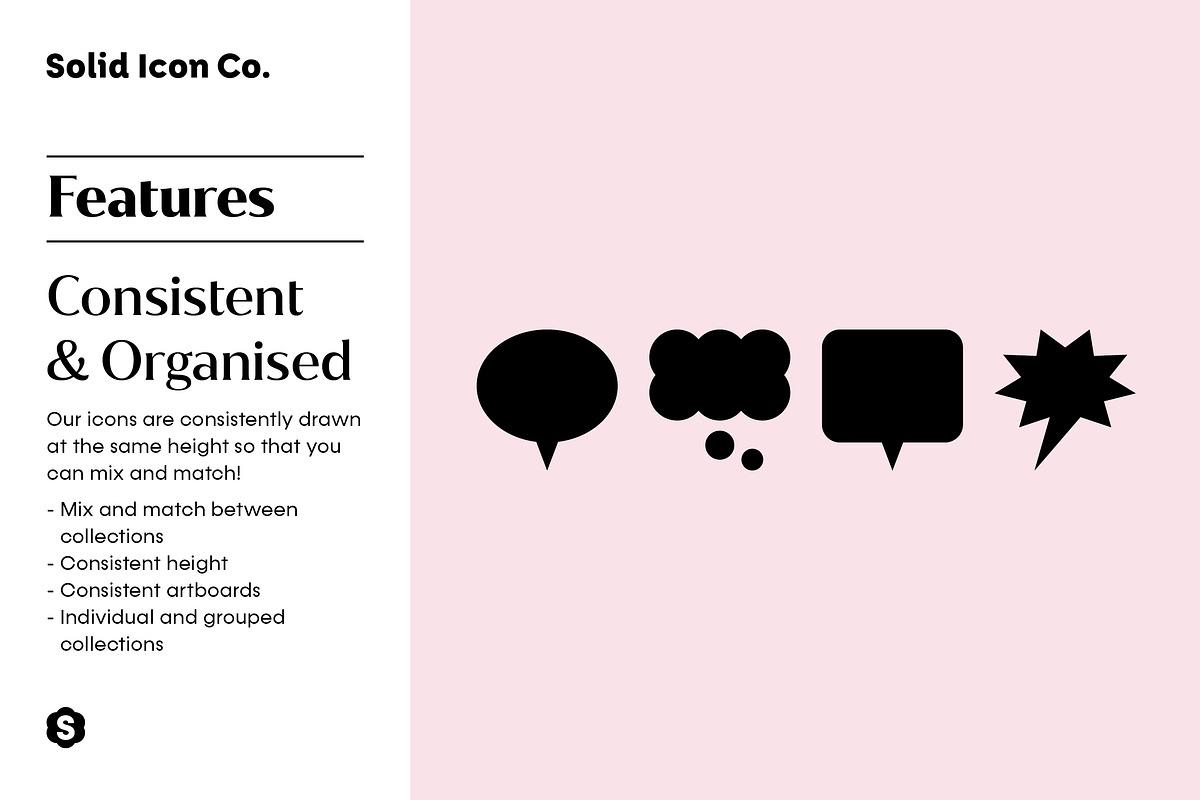 Speech Bubble Icons, a Solid Icon by Solid Icon Co (Photo 4 of 6)