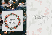 Watercolor berries, a Decorative Illustration by Katia Serdiuk (Thumbnail 4 of 5)