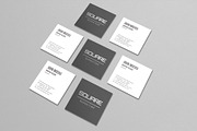 Square Business Card Mockups, a Print Template by resumetemplathttps://d3es (Thumbnail 9 of 14)