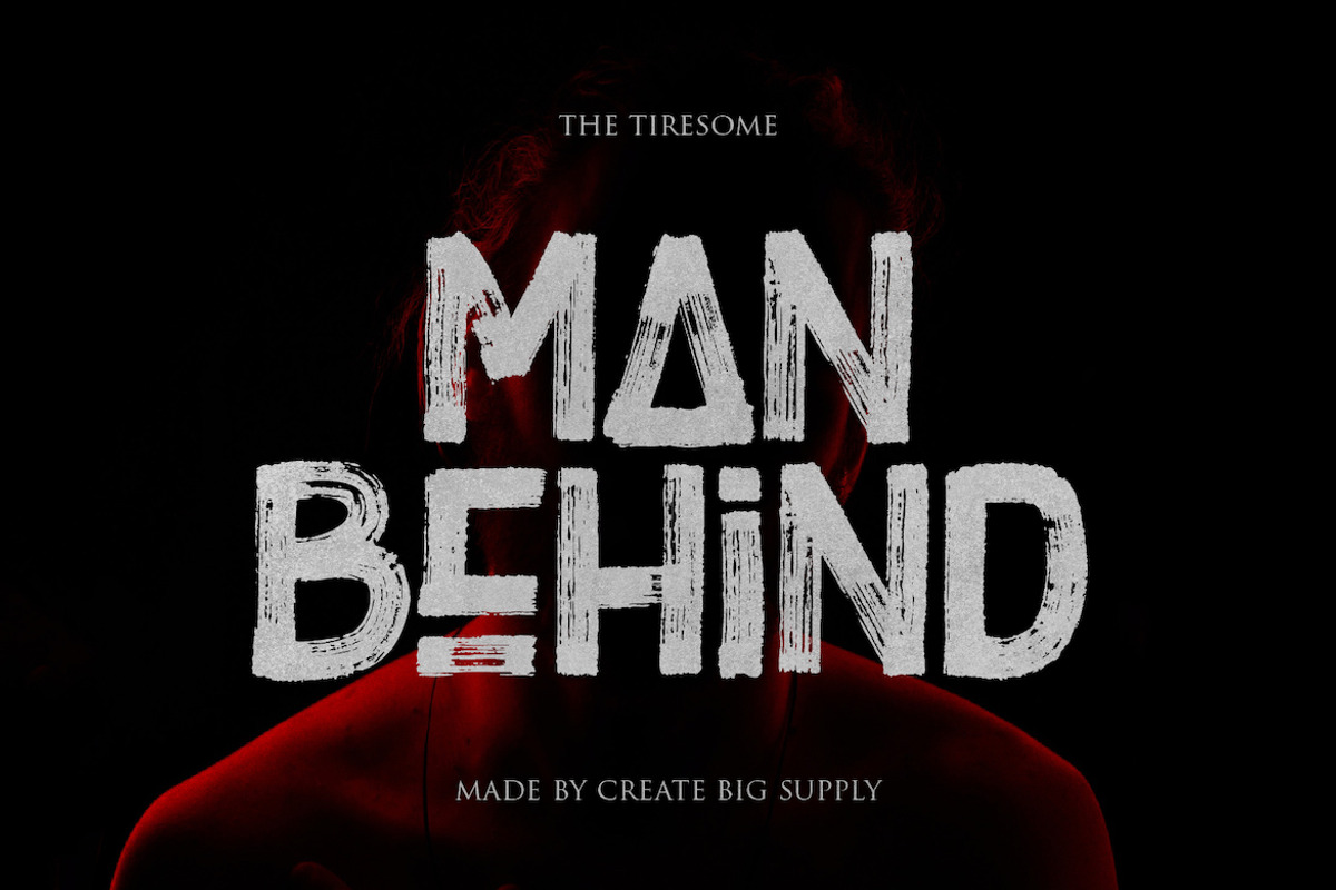 The Tiresome Bold Sans Serif Brush, a Blackletter Font by CreateBigSupply (Photo 2 of 7)