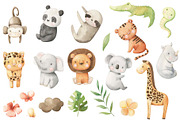 Name Creator - Safari animals, an Animal Illustration by Alesya Pytskaya (Thumbnail 3 of 8)