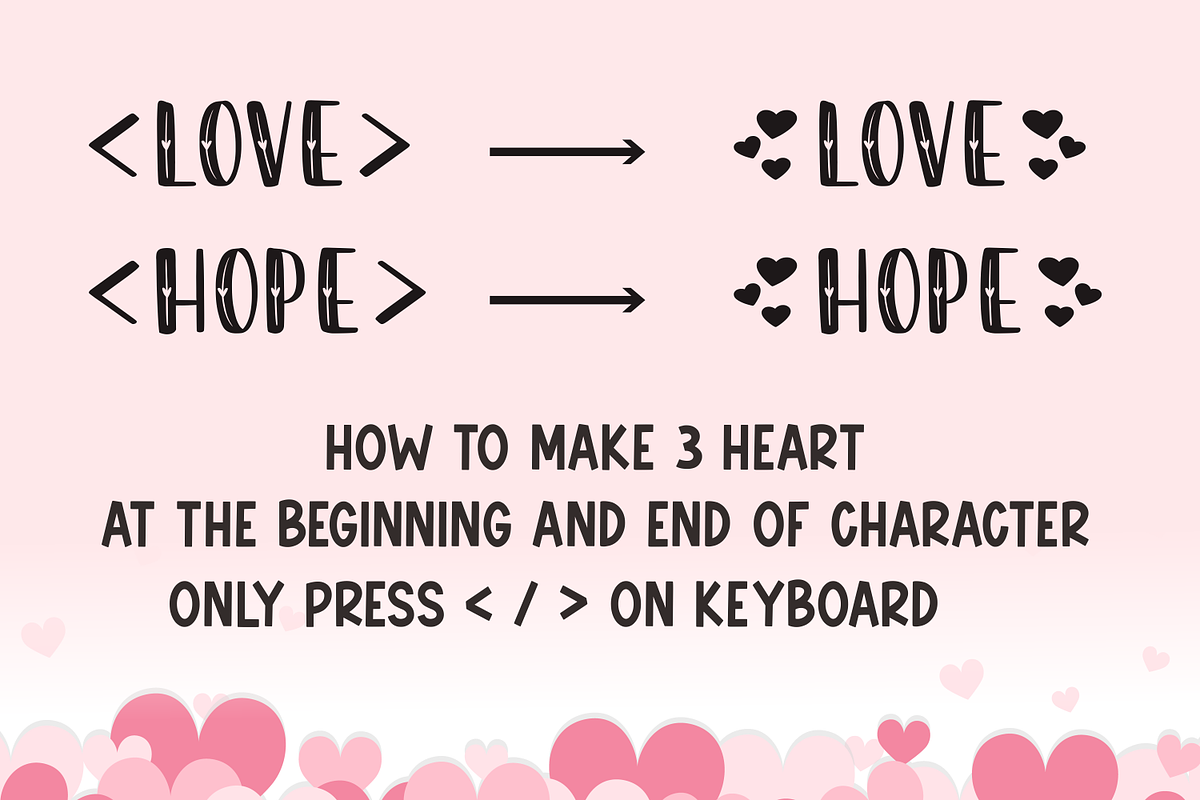 Happy Valentine, a Handwritten Font by Mozatype (Photo 4 of 7)