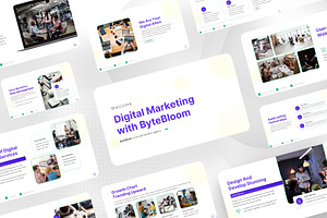 ByteBloom Marketing Presentation, a Presentation Template by Interpitch