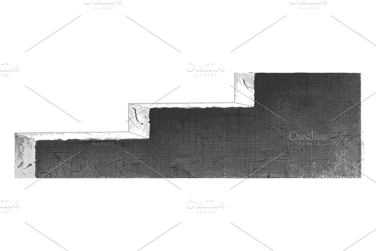Stepped Platform Growth Progress, an Object Illustration by AlexArt