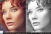 Black & White Photo Painting Effect preview 3