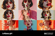 Lollipop girls. 90 images, a Person Illustration by Handmadefont (Thumbnail 6 of 16)