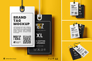 Brand Tag Mockup Sets, an Advertising Mockup by Artnivora.Std (Thumbnail 1 of 4)