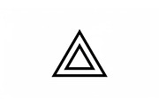 20 Black Triangle Geometric Icons, an Icon by Gfx_Store (Thumbnail 8 of 10)