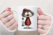 Quirky Santa Claus Clipart, an Illustration by Sublimation Artist (Thumbnail 5 of 6)