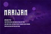 MARIJAN Font, a Symbol Font by Kreabie (Thumbnail 2 of 6)