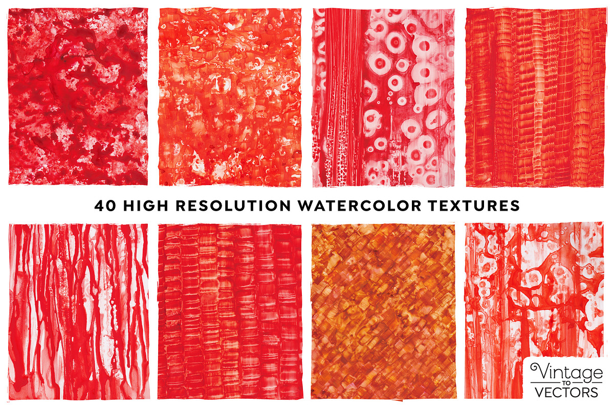 Ember&Fireflies Watercolor Textures, a Texture Graphic by Vintage To Vectors (Photo 2 of 7)