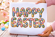 Knitted Easter Sublimation PNG Bundl, an Illustration by RobertsArt (Thumbnail 8 of 9)