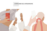 ABSTRACT GIRL BOSS, a Person Illustration by Olg Store (Thumbnail 6 of 12)