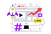 10 Viral Topic Vector Illustration, a Person Illustration by denayunebgt (Thumbnail 4 of 4)
