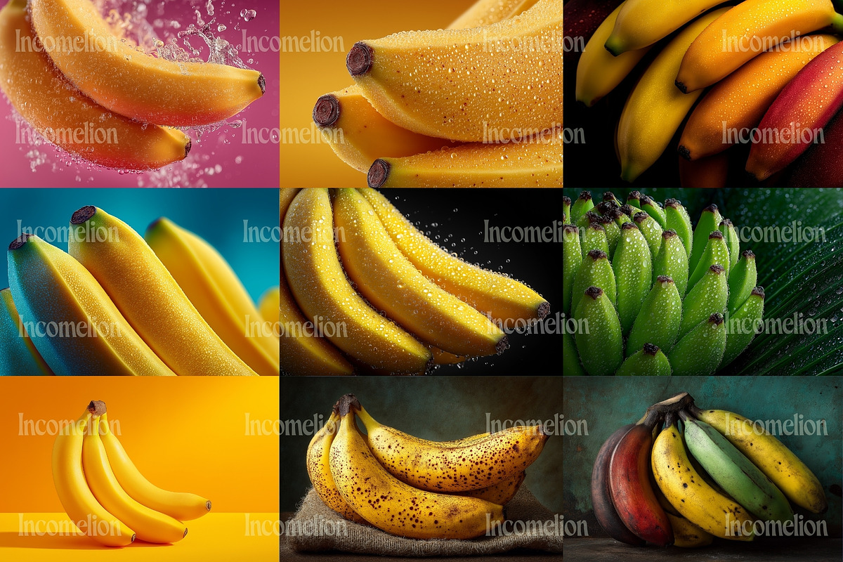 35 Editorial Banana Stock Photos, a Food Illustration by Incomelion (Photo 2 of 13)