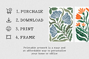 Modern Abstract Botanical Prints, a Wallpaper Graphic by Helospace (Thumbnail 9 of 10)