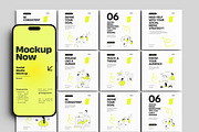 High Quality Social Media Mockup, a Merchandise Mockup by Ataku Design (Thumbnail 2 of 5)