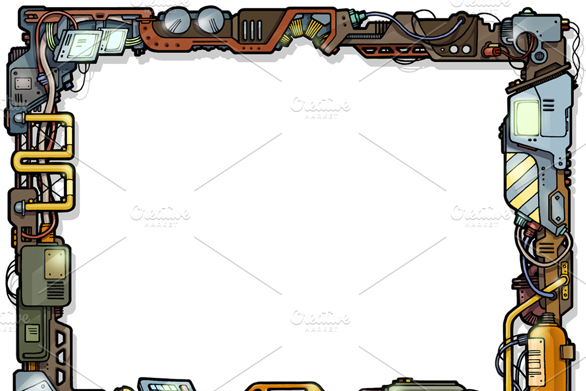 Vintage Techo Frame preview 2