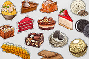 Cakes Watercolor Illustration, an Object Graphic by RMPL.std (Thumbnail 2 of 4)