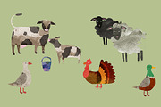 Animals Bundle Watercolor, an Animal Illustration by watercolor kamill (Thumbnail 9 of 13)
