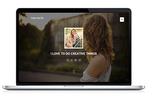 Memento personal Blogger Template