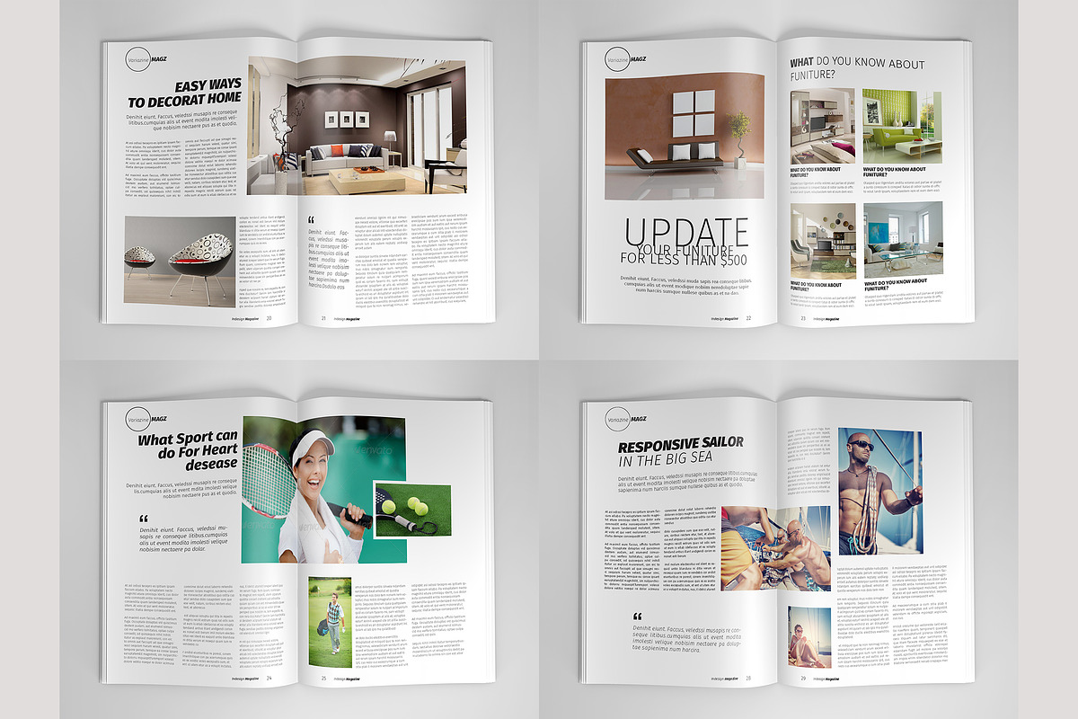 Freshmagz Magazine Template, a Magazine Template by DesignCorner (Photo 3 of 4)